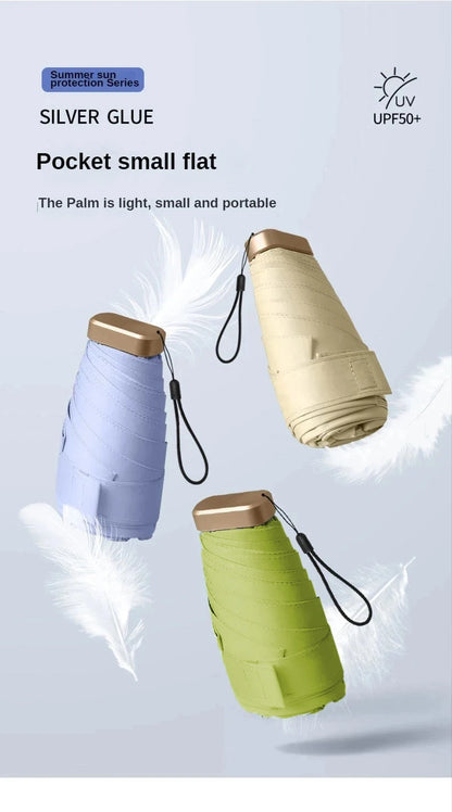UPF50+ Mini Pocket Umbrella