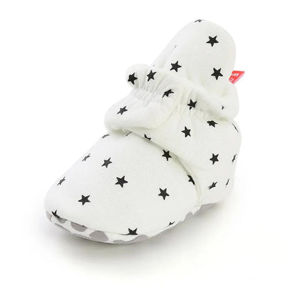 Toddler First Walkers Booties Cotton Comfort Soft Anti-slip Warm Infant Baby Boy Girl Shoes