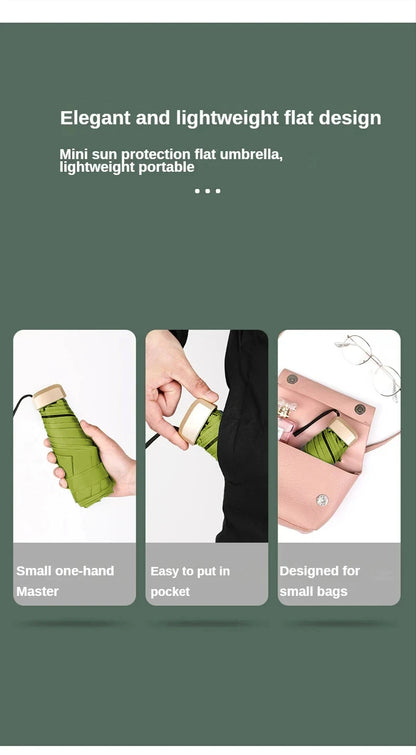 UPF50+ Mini Pocket Umbrella