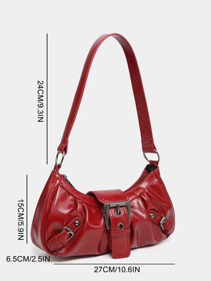 Spicy Girl Y2K Wasteland Leather Bag