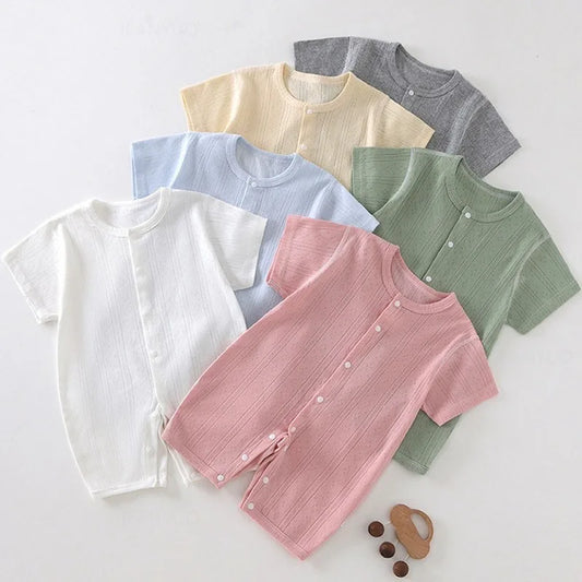 Baby Short Sleeved Jumpsuit Summer
