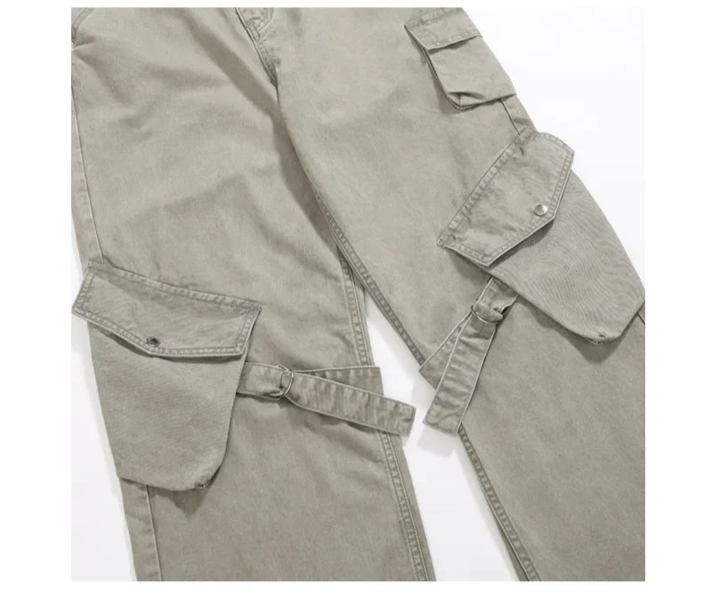 American Retro Casual Wide Leg  Pants