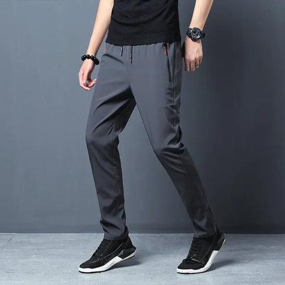 Slim Fit Elastic Waist Jogger Pants