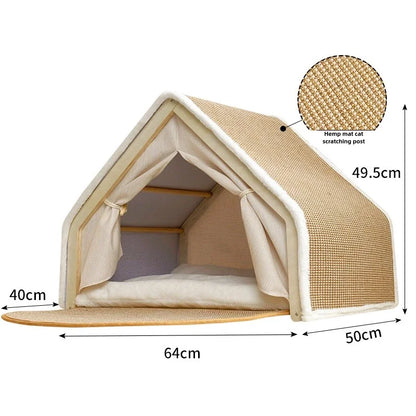 Cat nest Winter warm cat villa Cat house