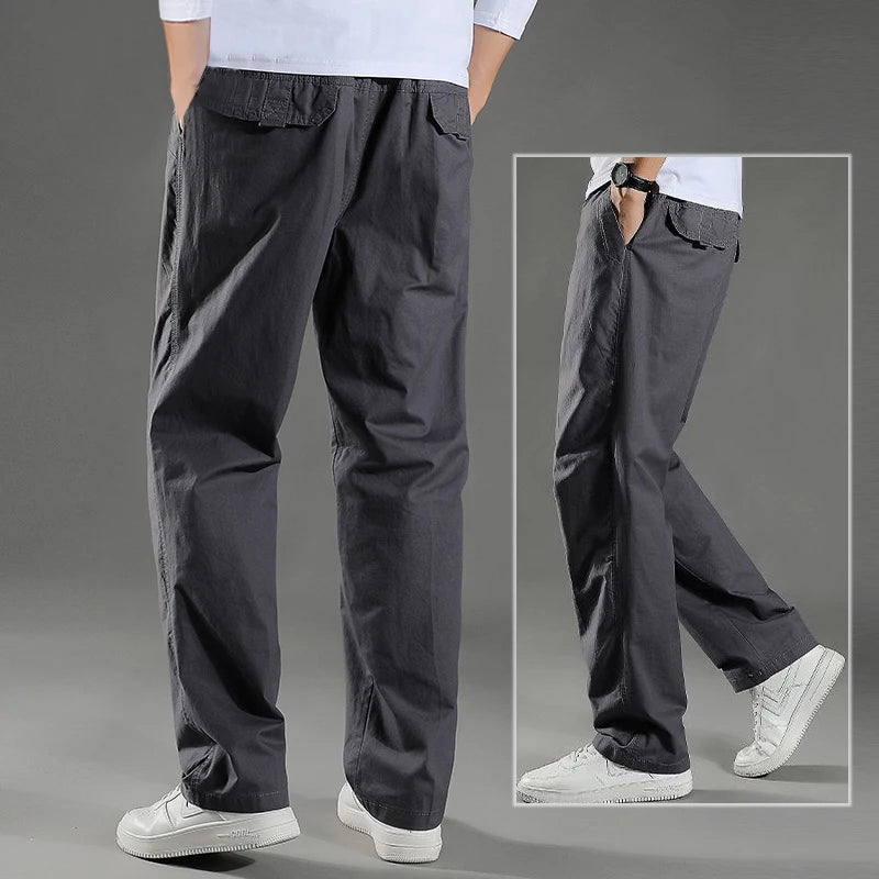 Cotton Cargo Pants Summer Sweatpants