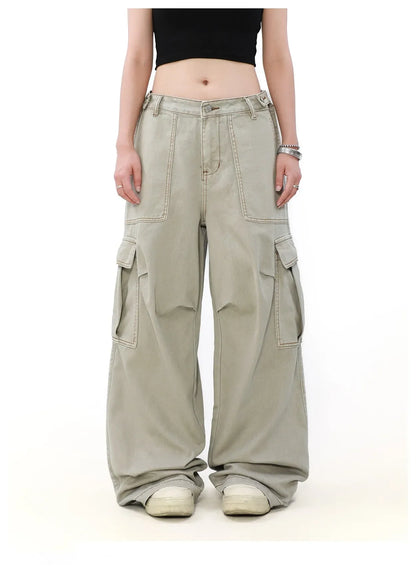 Retro American Vintage Loose Work Pants