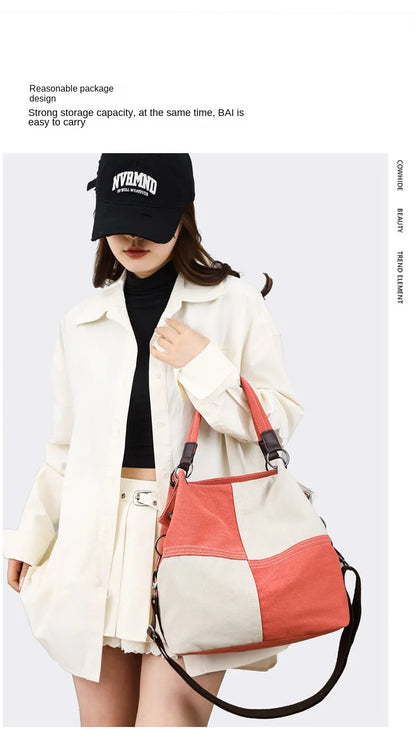 Canvas Retro Tote Bag