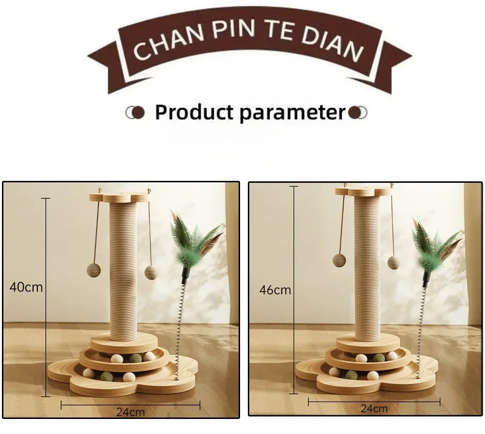 Pet Cat Toy Sisal scratcher