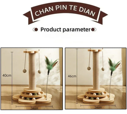 Pet Cat Toy Sisal scratcher