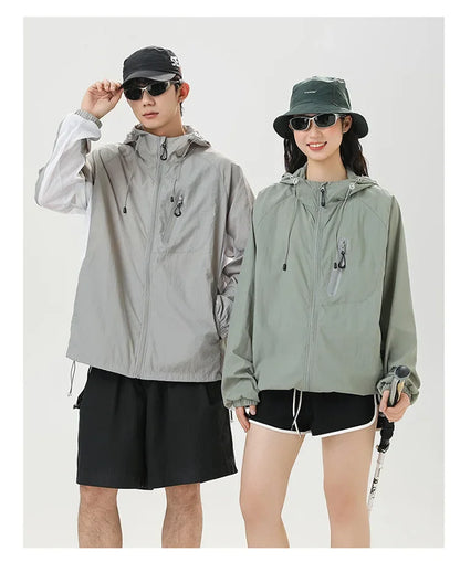 UPF50+ Ice Silk Breathable UV Protection Light Jacket