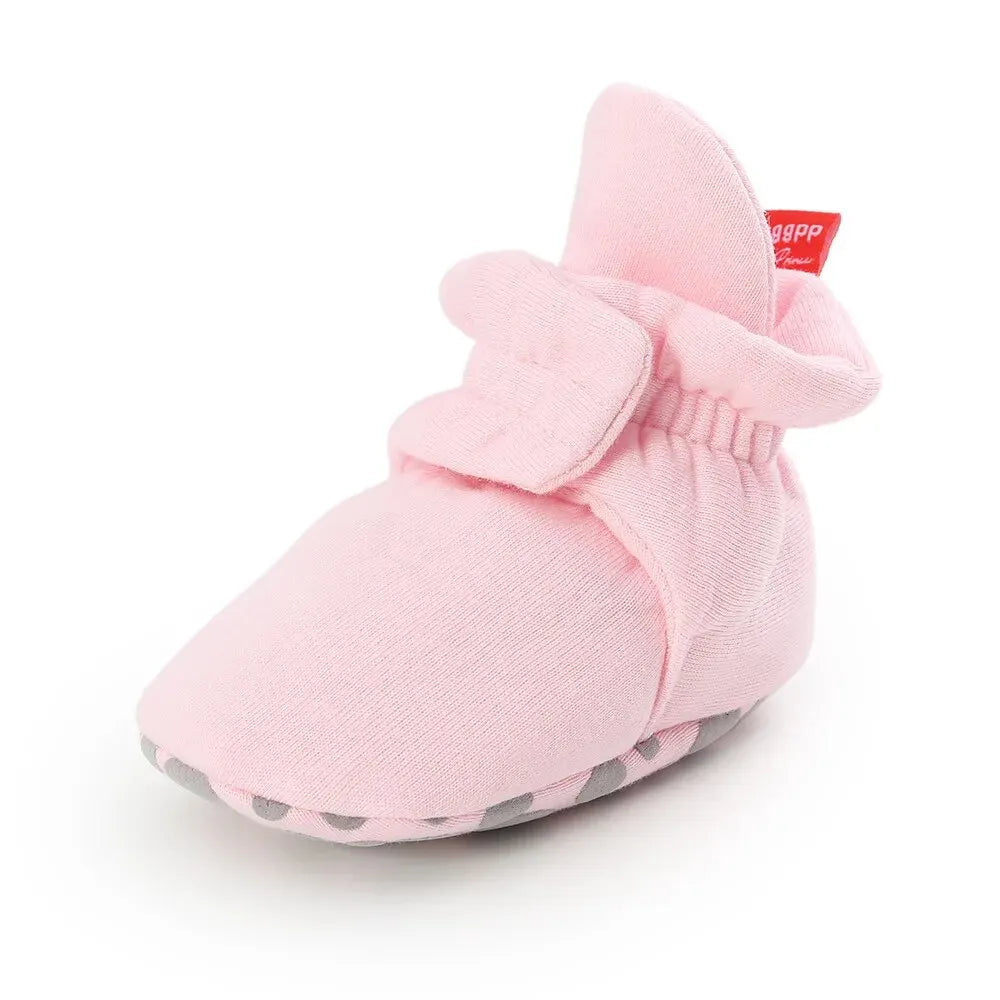 Toddler First Walkers Booties Cotton Comfort Soft Anti-slip Warm Infant Baby Boy Girl Shoes