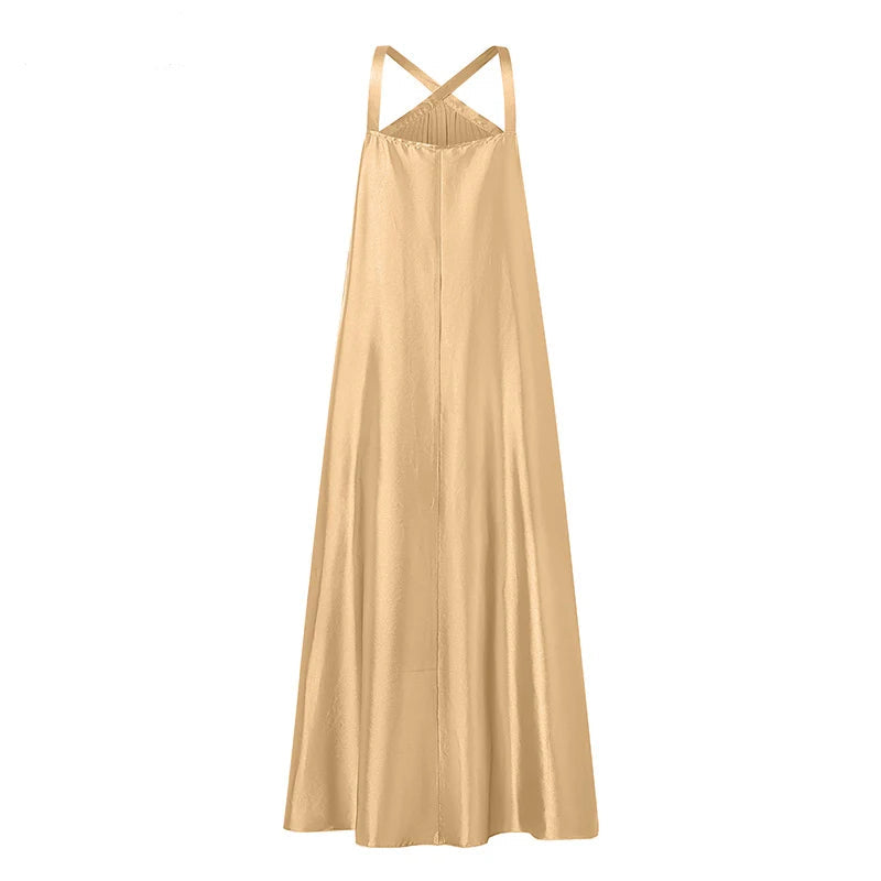 Moonlight Flow – Backless  Long Robe Dress