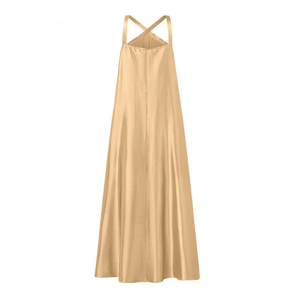 Moonlight Flow – Backless  Long Robe Dress