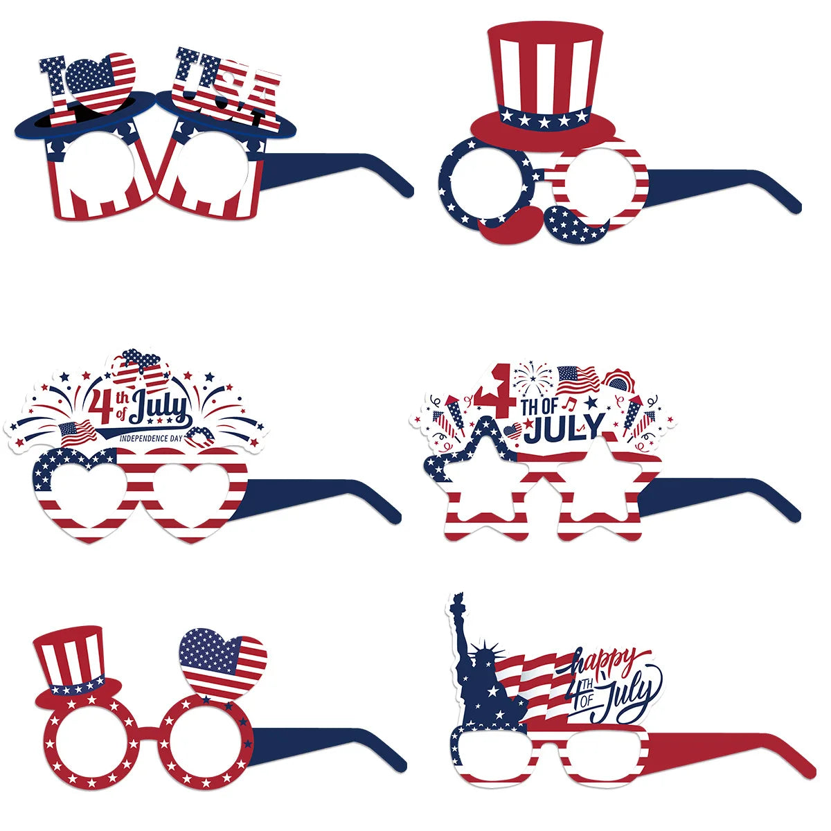 Independence Day Party Photo Props