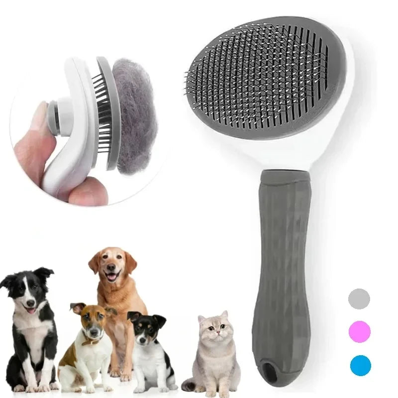 Pet Hair Remover Self Cleaning  Brush