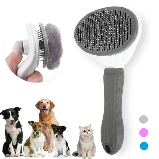 Pet Hair Remover Self Cleaning  Brush