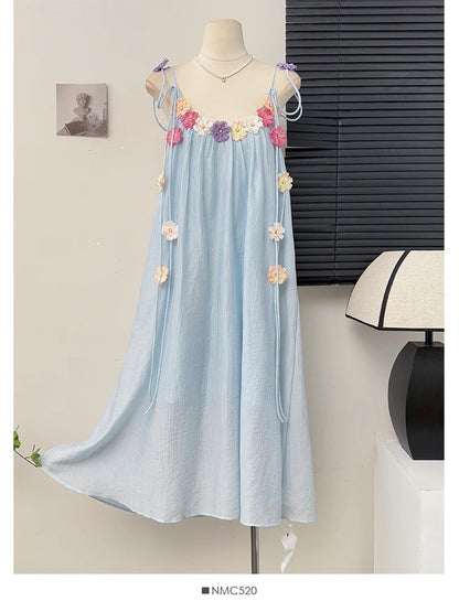 Floral Muse – Casual Korean Beach Dress