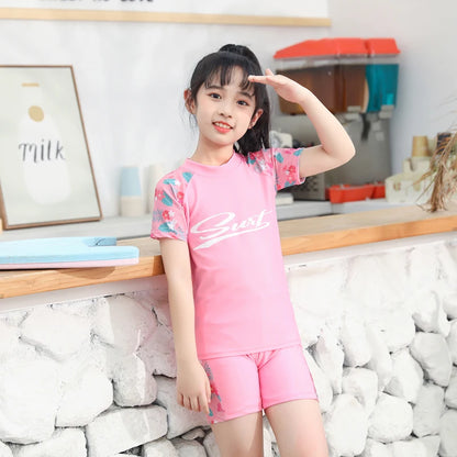 Summer Sun Protection Kids Swimsuits for Spa & Pool Baby Boys Sport Quick Dry Swim Wear