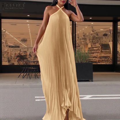 Moonlight Flow – Backless  Long Robe Dress