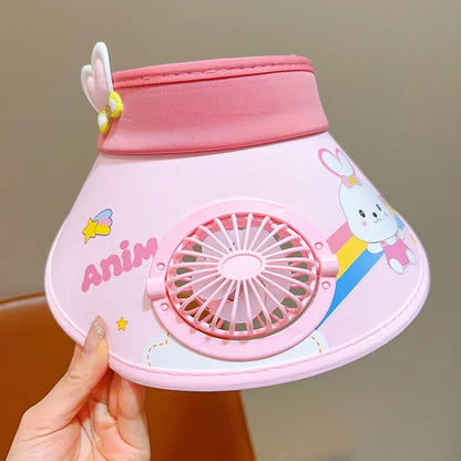 Children's Girls Boys Sun  Protection Fan Hat