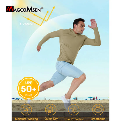 UPF 50+ UV Block Hooded T-shirt