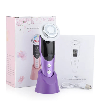 7 in 1 RF EMS  Wrinkle Removal Face Lift Multifunction Facial Massager Skin Care