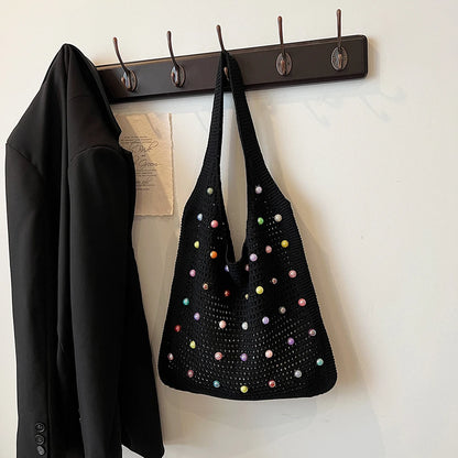 Crochet Knitted Tote Bag