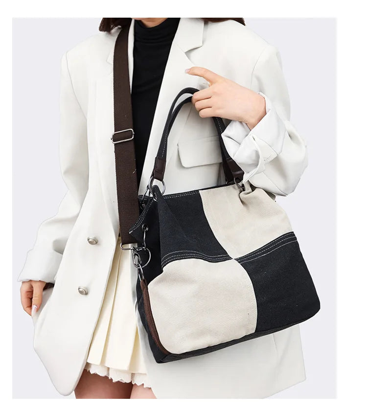 Canvas Retro Tote Bag