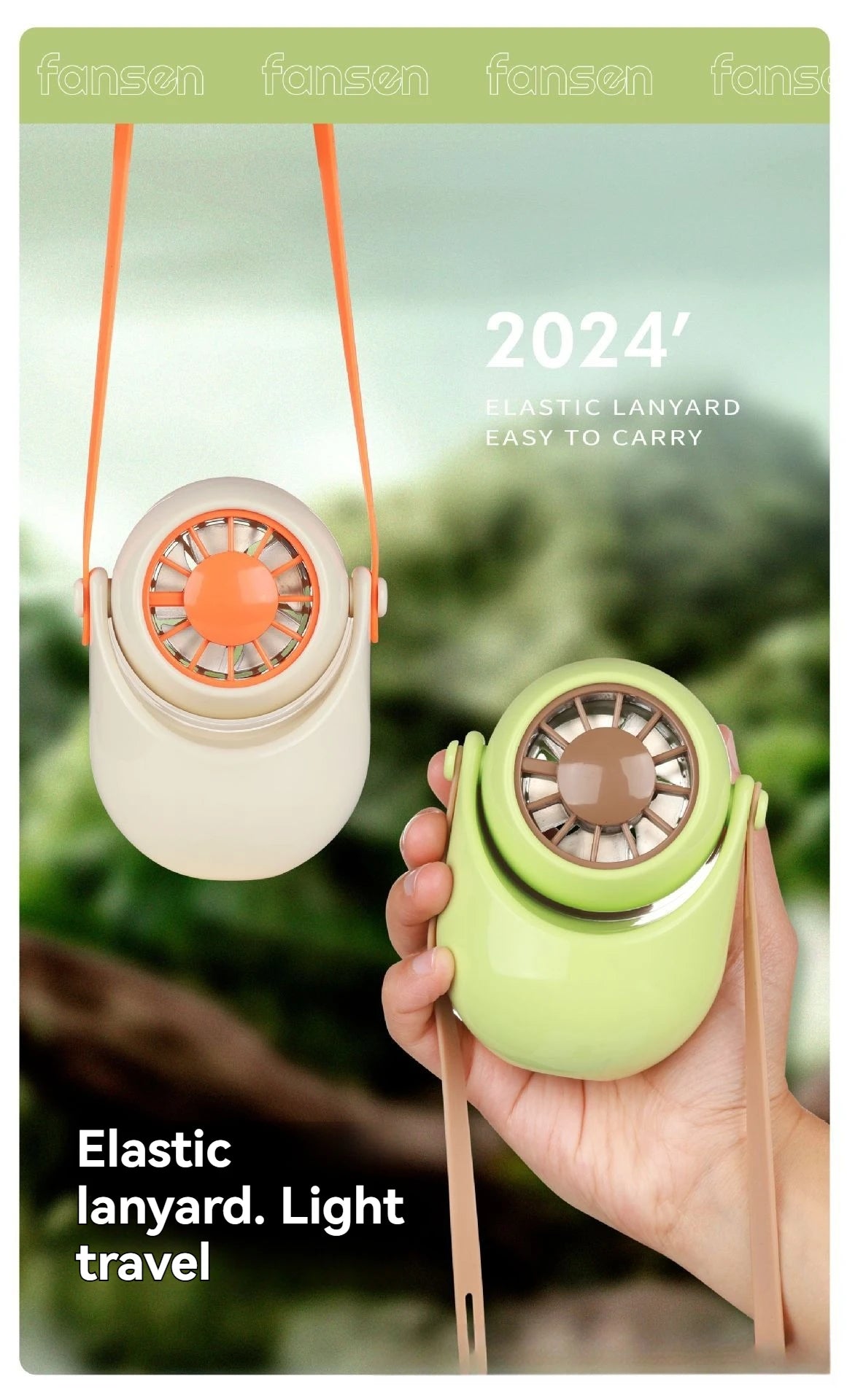 2025 Ultra-Quiet Hands-Free Neck Fan