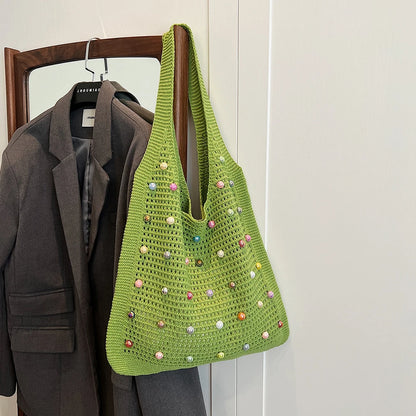 Crochet Knitted Tote Bag