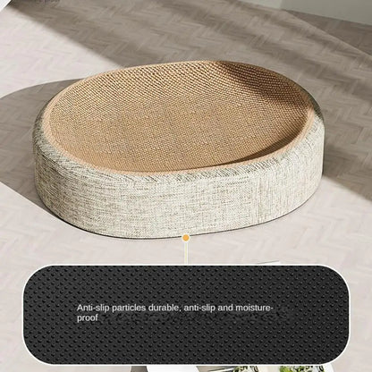 Oval Shaped Sisal  Scratch Pad For Cats