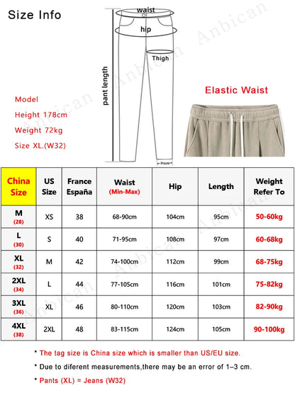 Thick Warm Fleece Winter Sweatpants