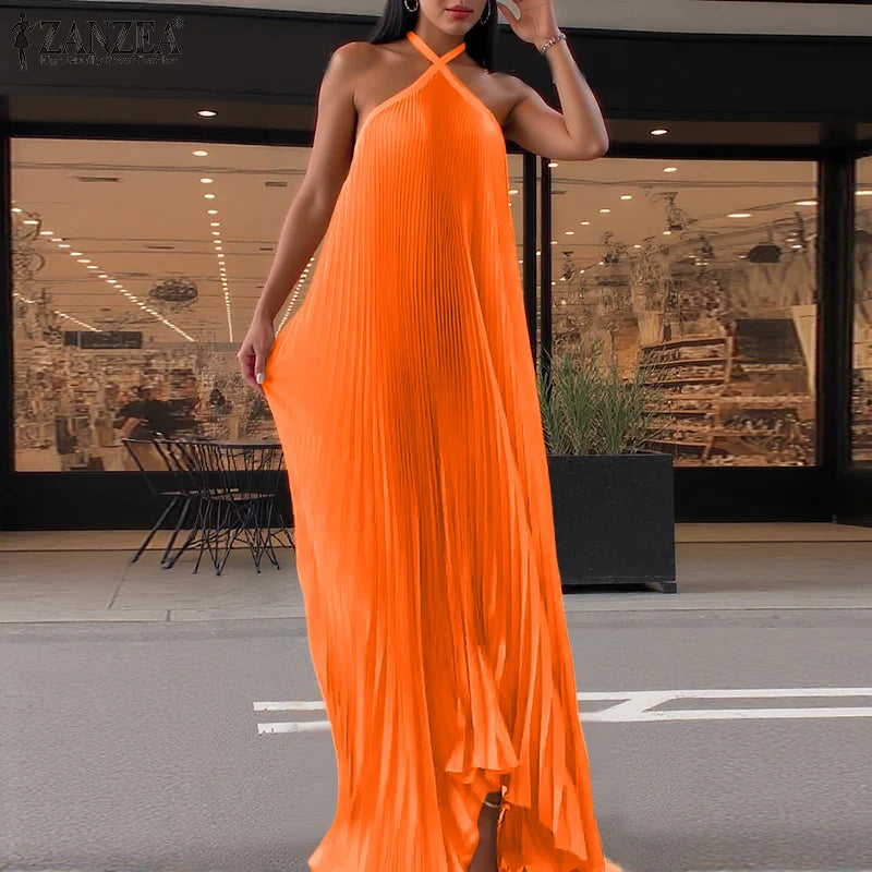 Moonlight Flow – Backless  Long Robe Dress