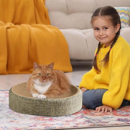 Oval Shaped Sisal  Scratch Pad For Cats