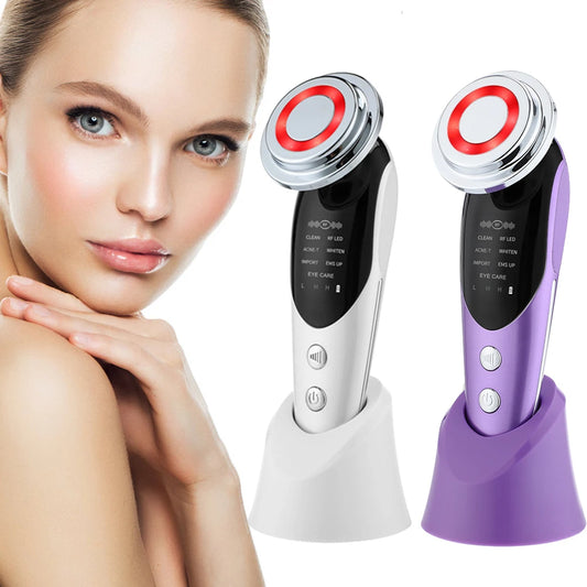 7 in 1 RF EMS  Wrinkle Removal Face Lift Multifunction Facial Massager Skin Care