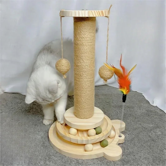 Pet Cat Toy Sisal scratcher