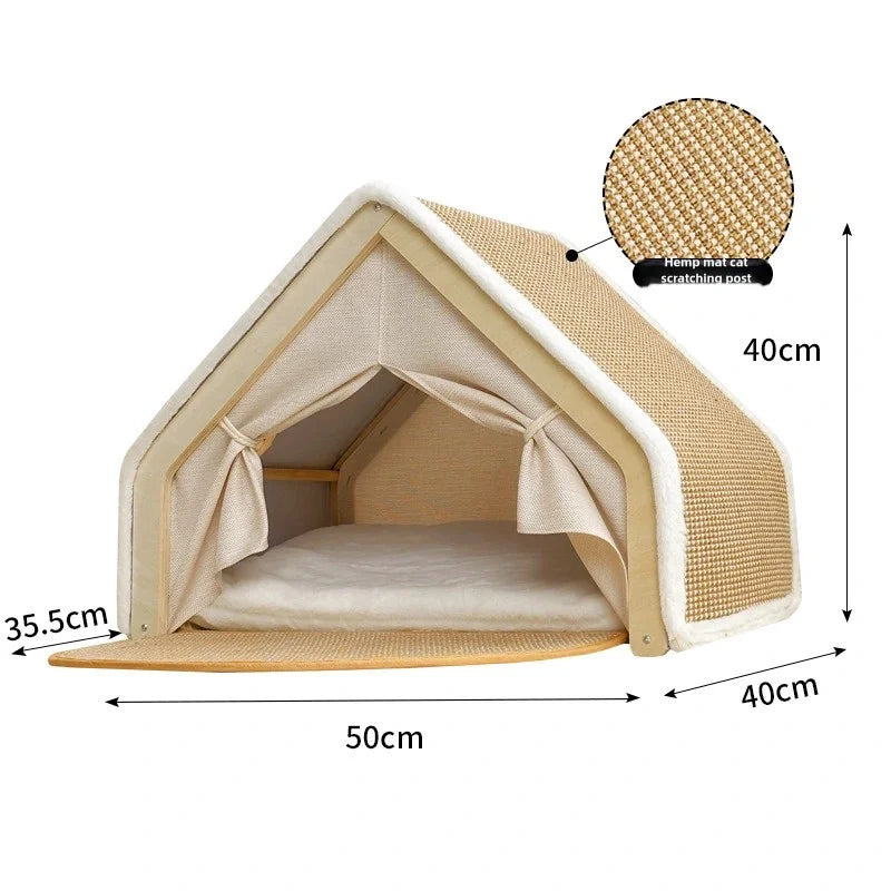 Cat nest Winter warm cat villa Cat house