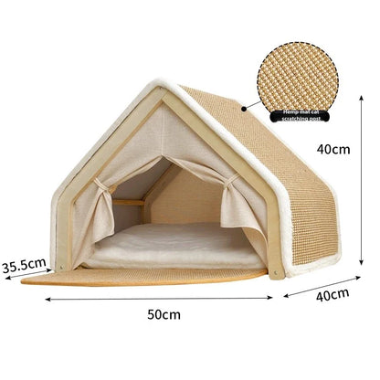 Cat nest Winter warm cat villa Cat house