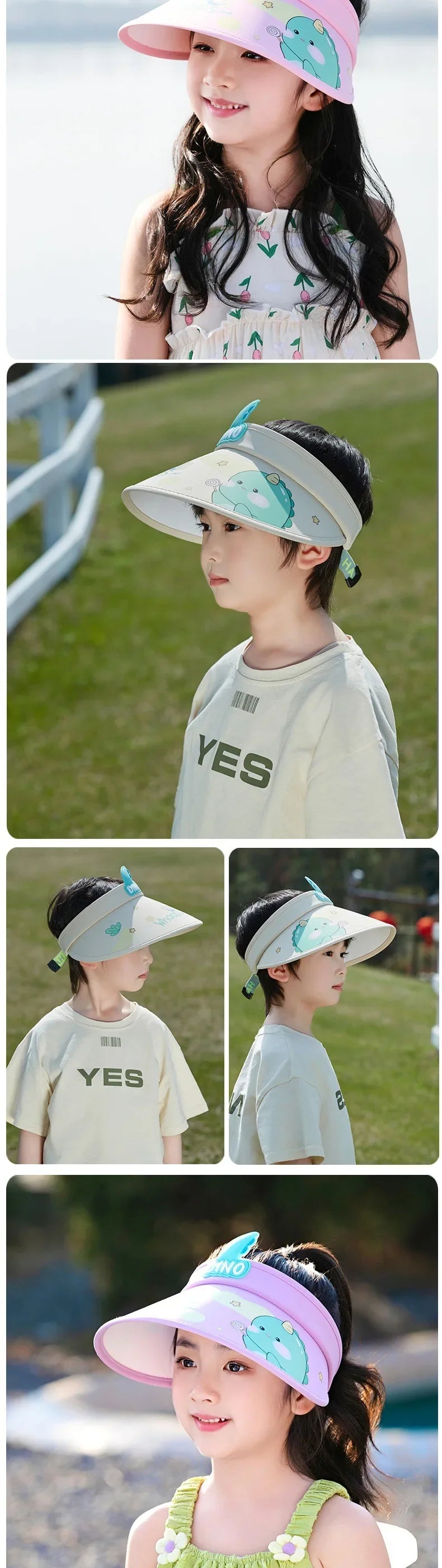 Wide Brim Girls Boys Sun protection Hat