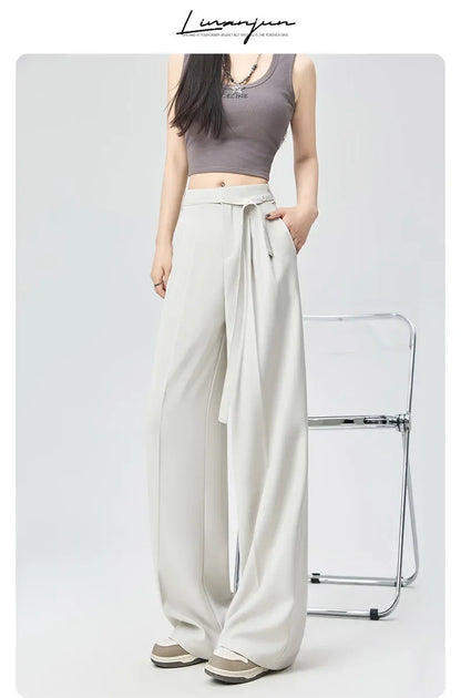 Women's Loose Drapey Suit Pants
