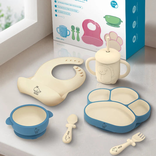 6PCS Set Children's Dishes Set