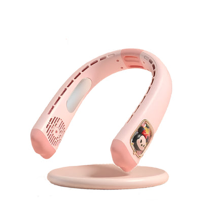 Disney Cute Cartoon Mini Silent Neck  Fan