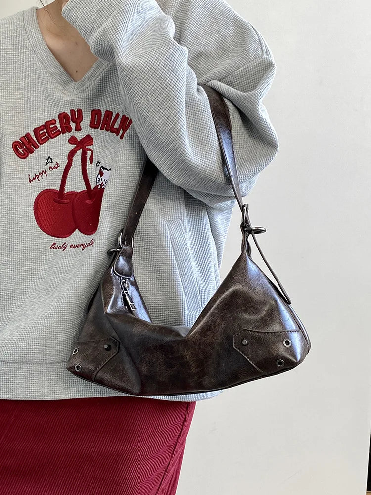 Spicy Girl Y3K Wasteland Leather Bag