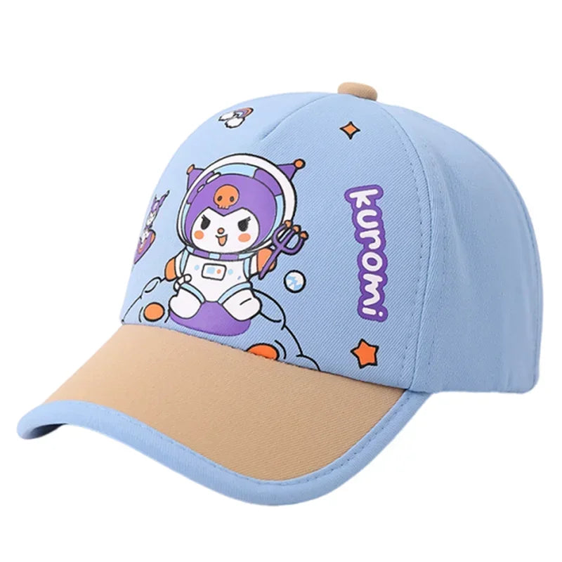 Anime Cartoon Sanrio Kuromi Caps 2-8 Years Kids Mesh Hat