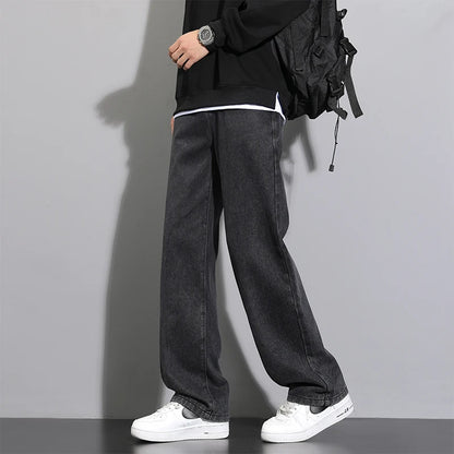 Straight Denim Wide-leg  Jeans