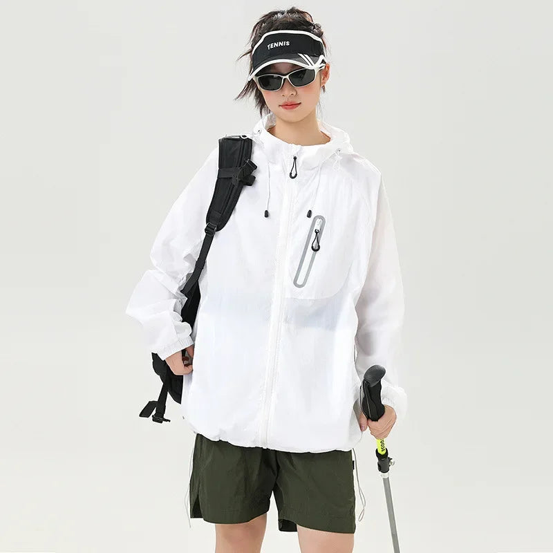 UPF50+ Ice Silk Breathable UV Protection Light Jacket