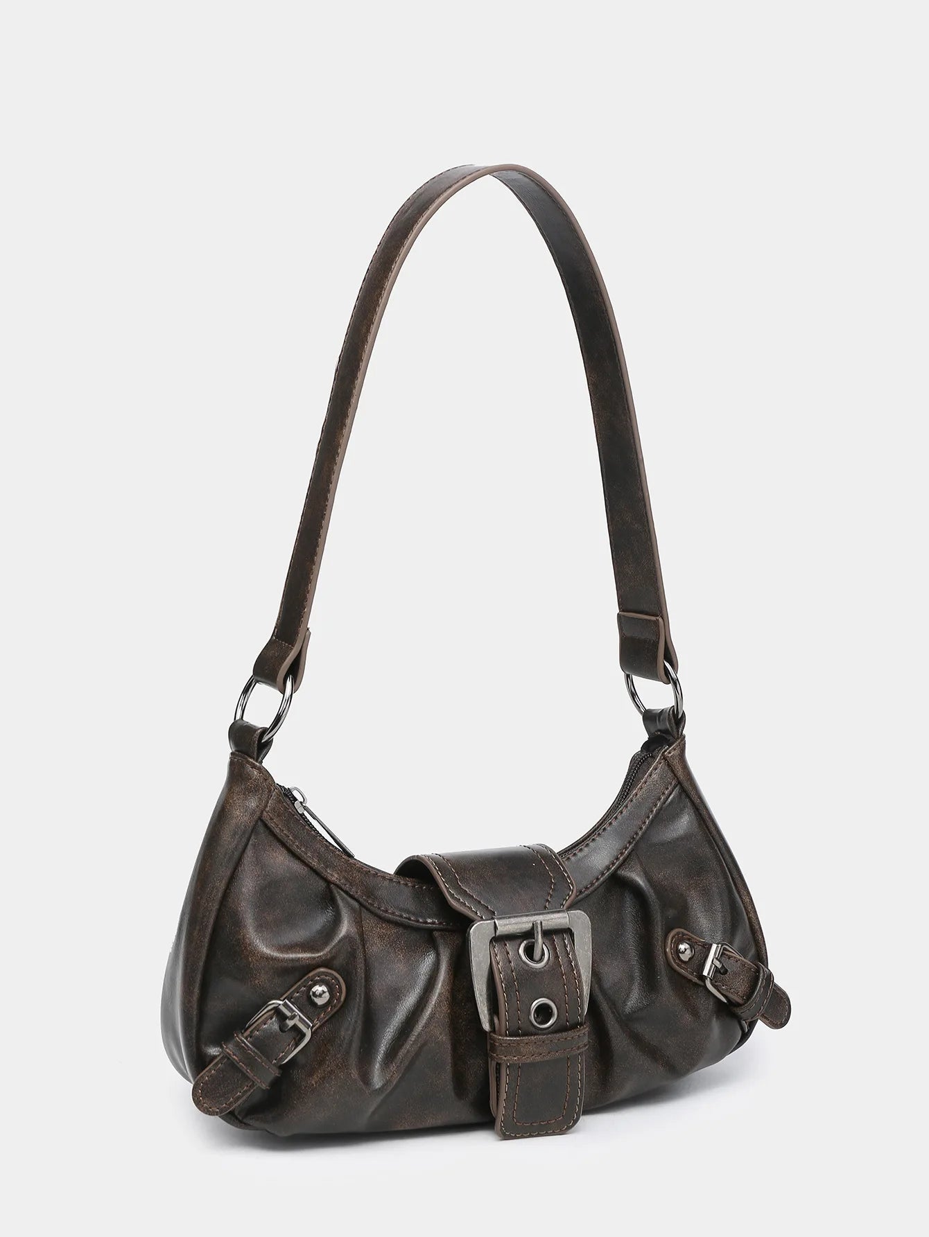 Spicy Girl Y2K Wasteland Leather Bag
