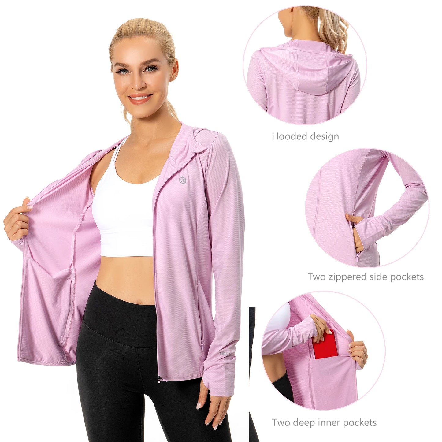 UPF 50+ Ultra-thin Summer Hoodie Jacket 