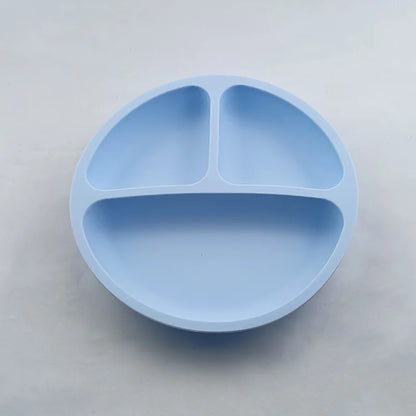 Suction Cartoon Children Dishes Feeding Toddler Training Tableware Retro Kids Smile Face Bowl