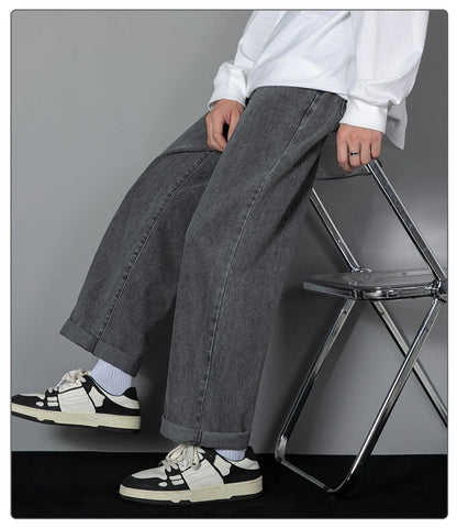 Straight Denim Wide-leg  Jeans